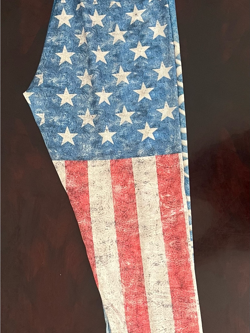 Kids Stars & Stripes Leggings - Blue, Red, White